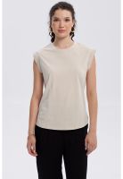 Polera Mujer Satín Arena