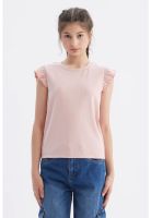 Polera Niña Rib Rosado