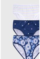 Calzón Niña Tripack Pantaleta Blanco