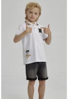 Polera Niño Piqué Con Parche Crudo