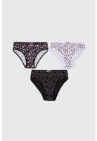 Calzón Niña Tripack Full Rapport Negro