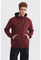 Polar Hombre Hoodie Burdeo