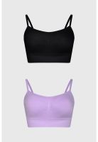 Sostén Mujer Bipack Peto Liso Lila - ll
