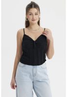 Peto Mujer Texturizada Negro