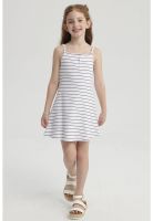 Vestido Niña Rayas Blanco