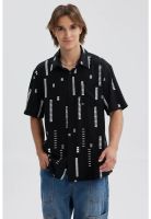 Camisa Hombre Full Print Negro - V