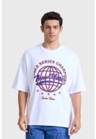 Polera Hombre Oversize Blanco - lll