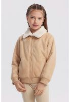 Chaqueta Niña Cuello Camisero Beige