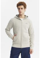 Sweater Hombre Hoodie Liso Con Micropolar Beige