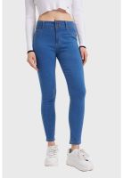 Jeans Mujer Skinny Push Up Jenny Azul