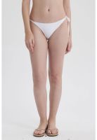 Traje De Baño Mujer Calzón Bikini Lazo Blanco