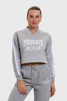 Polerón Mujer Preppy Gris