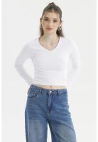 Polera Mujer Lisa Blanco - Vl