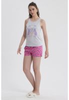 Pijama Mujer Regalable Gris Melange- ll