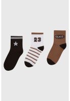 Calcetín Niña Tripack Café