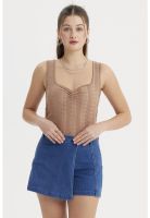 Falda Mujer Short Azul