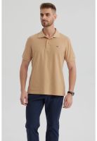 Polera Hombre Pique Básica Lisa Kaki - lV