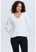 Sweater Mujer Manga Ancha Crudo