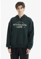 Polerón Hombre Hoodie Print Frontal Verde