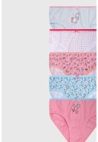 Calzón Niña Pack5 Pantaleta Full Rapport Celeste