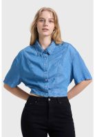 Blusa Mujer Ajuste Cintura Azul