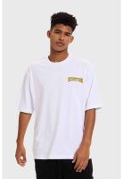 Polera Hombre Print Flamas Blanco