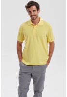 Polera Hombre Piqué Básica Lisa Amarillo - ll