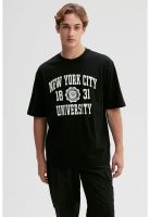 Polera Hombre Print Central Negro - V