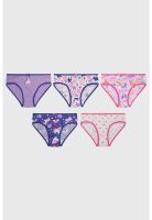 Calzón Niña Pack5 Pantaleta Full Rapport Lila