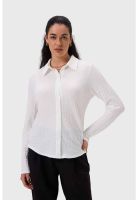 Blusa Mujer Abotonada Blanco - lll