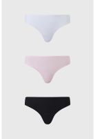 Calzón Mujer Colaless Tripack Liso Negro
