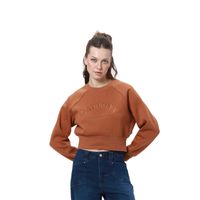 Polerón Mujer Pretina Ancha Café