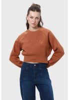 Polerón Mujer Pretina Ancha Café