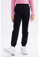 Pantalón Buzo Niña Jogger Negro - ll