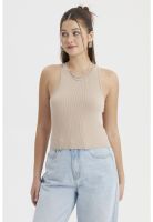Peto Mujer Musculosa Beige