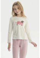 Polera Niña Básica Toddler Beige - ll