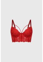 Sostén Mujer Copa Soft Encaje Rojo