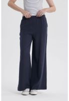 Jeans Mujer Palazzo Azul Oscuro