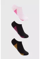 Calceta Deportiva Mujer Tripack Negro - lll