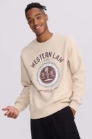 Polerón Hombre Print Central Beige