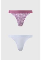 Calzón Mujer Colaless Estampado Rosa