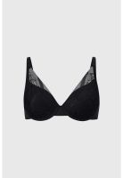Sostén Mujer Copa Support Detalle Encaje Negro