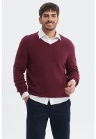 Sweater Hombre Básico Burdeo