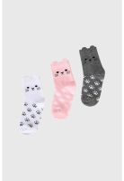 Calcetín Niña Tripack Rosado - ll