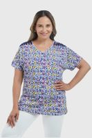 Polera Mujer Print Morado