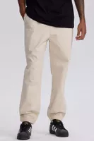 Pantalón Hombre Jogger Twill Beige