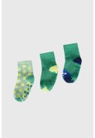 Calcetín De Vestir Niño Tripack Verde