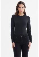Polera Mujer Wide Leg Negro