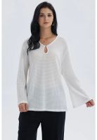 Polera Mujer Calada Salida De Baño Crudo