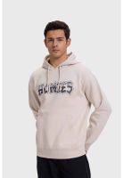 Polerón Hombre Hoodie Print Beige - ll